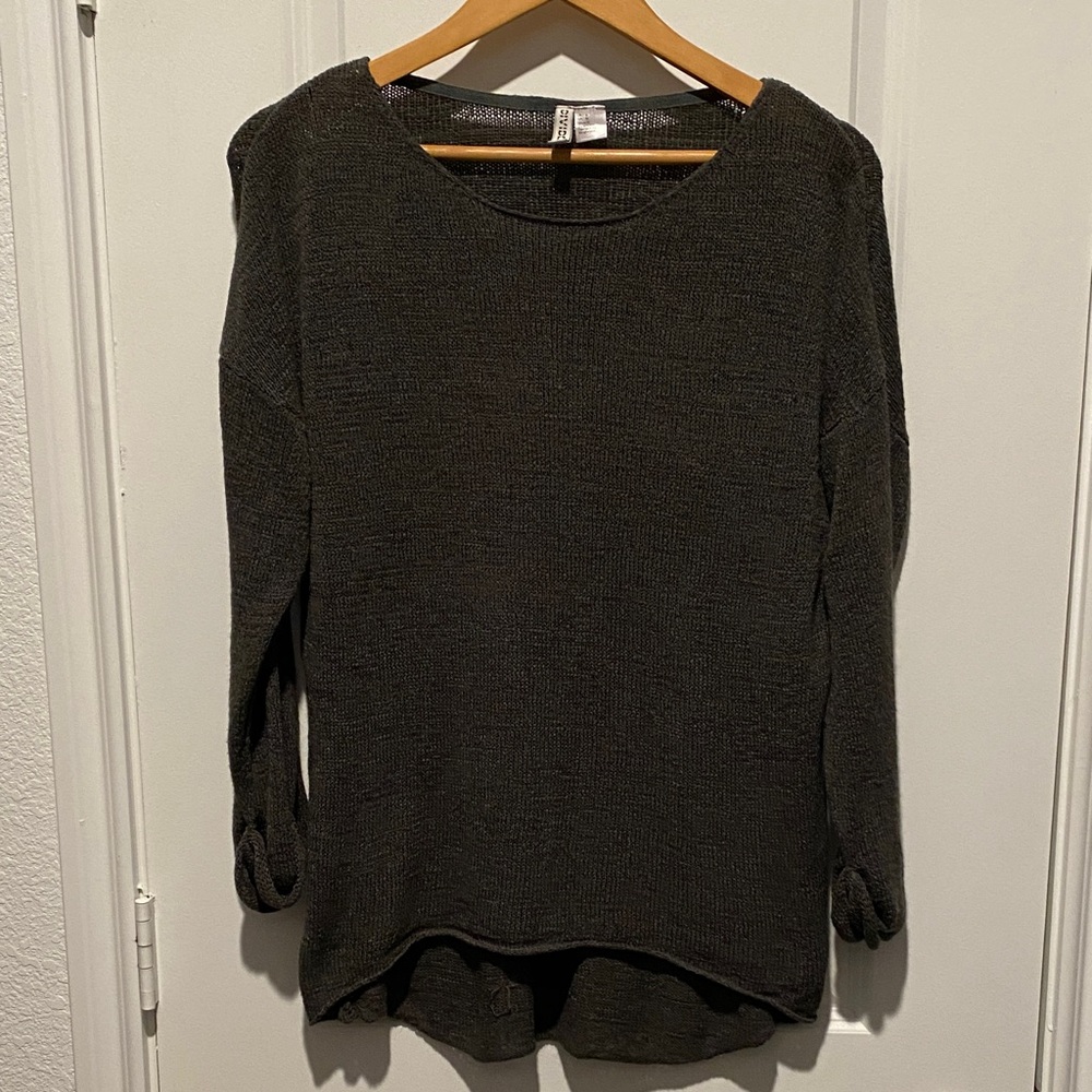 Divided Dark Gray Knit Sweater